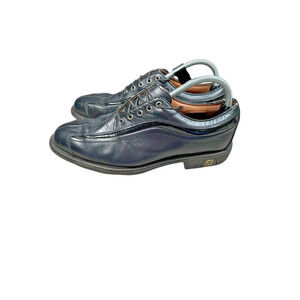 Footjoy Mens Size 8.5M FJ Icon Opti Flex 2 Leather Golf Shoes Black 52366